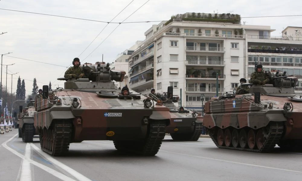 Ολοκληρώθηκε η στρατιωτική παρέλαση για την 25η Μαρτίου στην Αθήνα